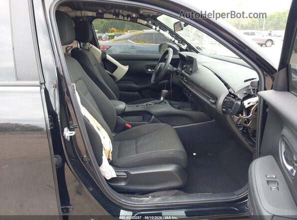 3CZRZ2H35SM733629 2025 HONDA HR-V Black წინა სალონის ხედი