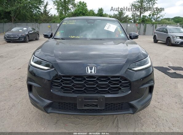 3CZRZ2H35SM733629 2025 HONDA HR-V Black უკანა სალონის ხედი