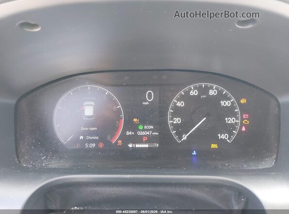 3CZRZ2H35SM778389 2025 HONDA HR-V White უკანა სავარძლების ხედი