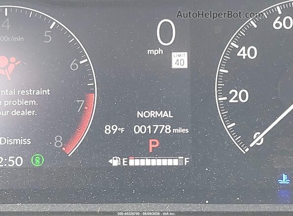 3CZRZ2H35SM789330 2025 HONDA HR-V White 