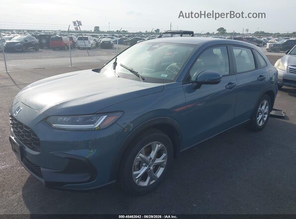 3CZRZ2H36PM742640 2023 HONDA HR-V Синий Передняя левая четверть