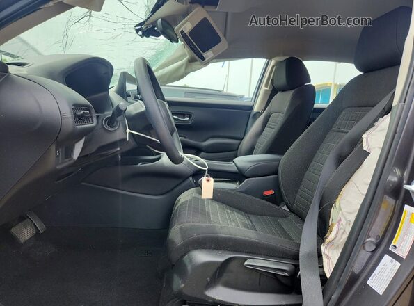3CZRZ2H36PM746106 2023 HONDA HR-V Gray წინა სალონის ხედი