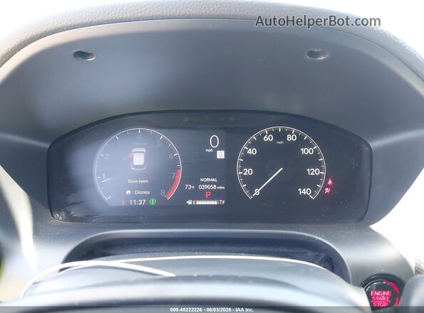 3CZRZ2H37PM734045 2023 HONDA HR-V White Հետևի նստատեղերի տեսք