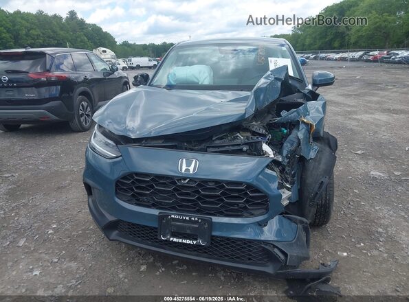 3CZRZ2H37PM747166 2023 HONDA HR-V Blue Առջևի վահանակի տեսք