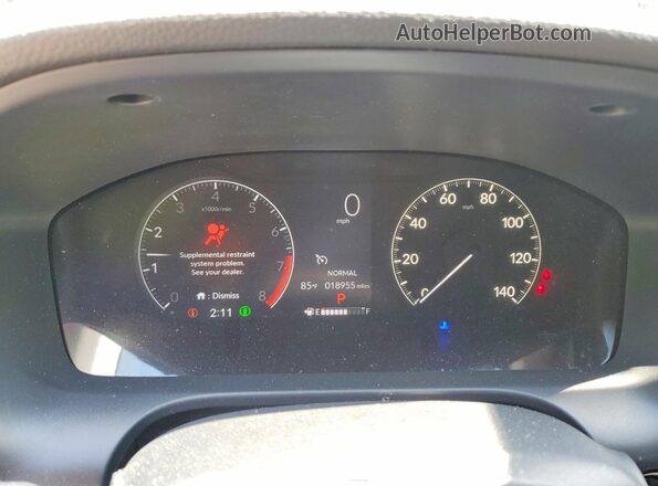 3CZRZ2H38SM733267 2025 HONDA HR-V White Widok zestawu wskaźników