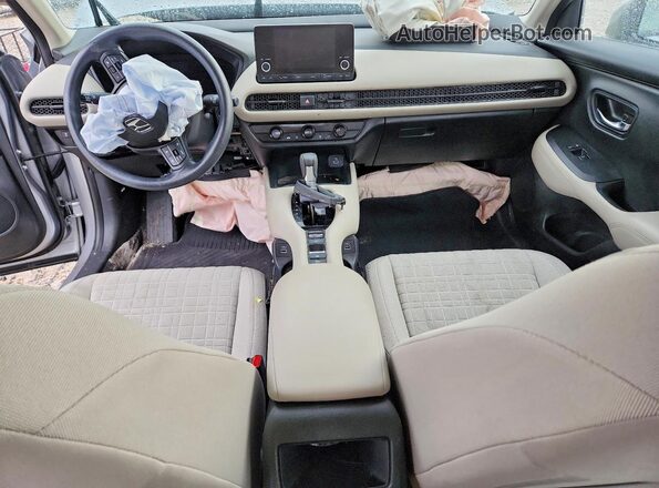 3CZRZ2H39PM747606 2023 HONDA HR-V Silver Widok deski rozdzielczej