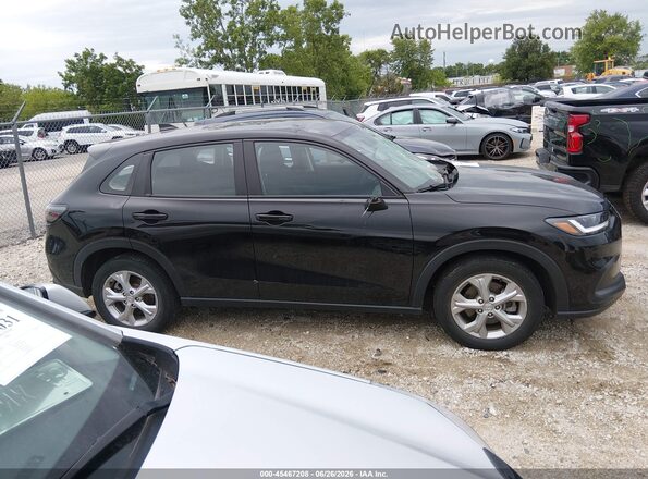 3CZRZ2H39RM736835 2024 HONDA HR-V Black Панорамний вид салону 360°