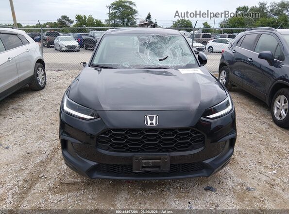 3CZRZ2H39RM736835 2024 HONDA HR-V Black Вид задньої частини салону