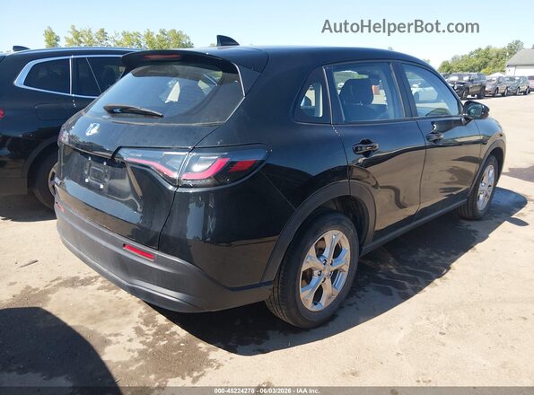 3CZRZ2H3XSM738521 2025 HONDA HR-V Black უკანა მარჯვენა