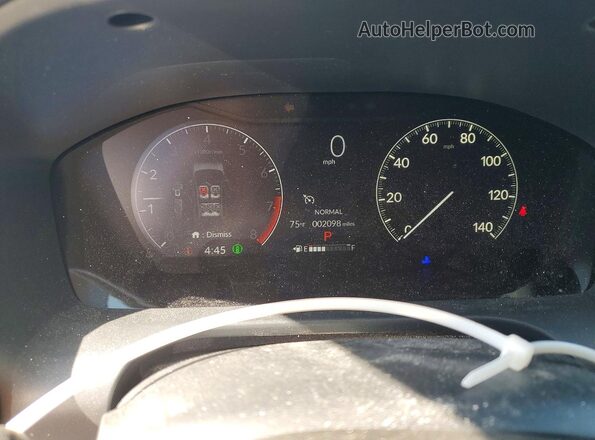 3CZRZ2H3XSM741631 2025 HONDA HR-V Gray Vista del cuadro de instrumentos