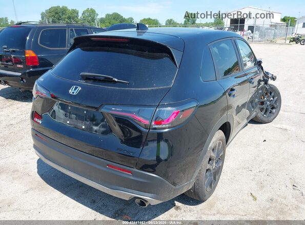 3CZRZ2H50RM729144 2024 HONDA HR-V Черный Задняя правая четверть
