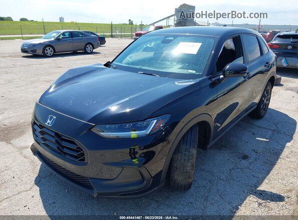 3CZRZ2H50RM729144 2024 HONDA HR-V Черный Передняя левая четверть