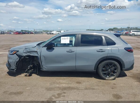 3CZRZ2H50RM733498 2024 HONDA HR-V Blue Սալոնի 360 աստիճան տեսք
