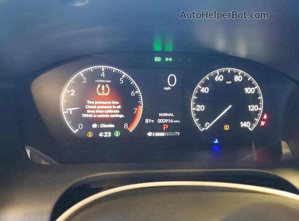 3CZRZ2H50TM722105 2026 HONDA HR-V Red Вид щитка приладів