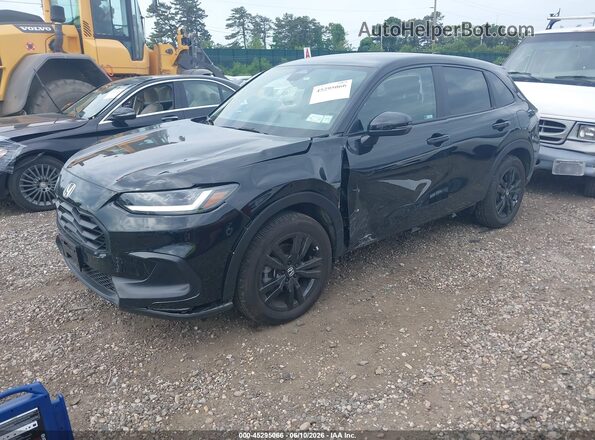 3CZRZ2H50TM731256 2026 HONDA HR-V Black Առջևի ձախ երեք քառորդ տեսարան