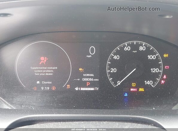 3CZRZ2H51PM714214 2023 HONDA HR-V Red უკანა სავარძლების ხედი