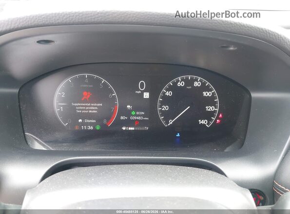3CZRZ2H51RM732019 2024 HONDA HR-V Black უკანა სავარძლების ხედი