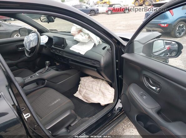 3CZRZ2H51RM732019 2024 HONDA HR-V Black წინა სალონის ხედი