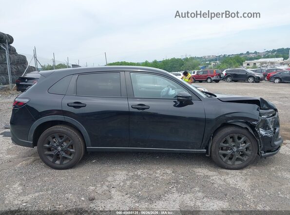 3CZRZ2H51RM732019 2024 HONDA HR-V Black სალონის 360-გრადუსიანი ხედი