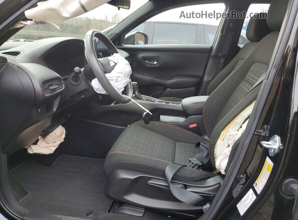 3CZRZ2H51RM739326 2024 HONDA HR-V Black Front interior view