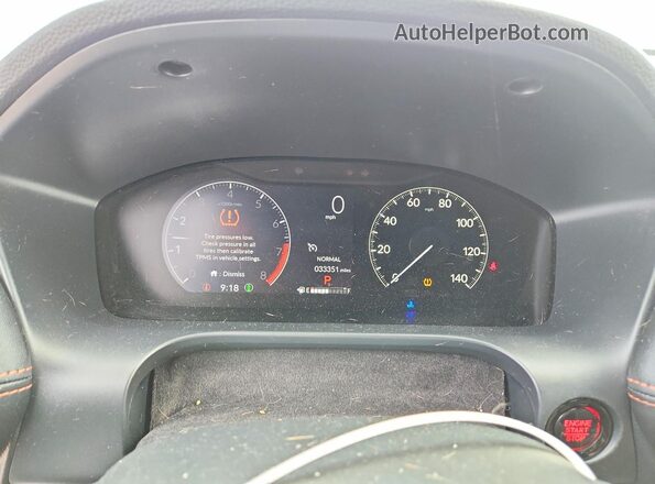 3CZRZ2H51RM747586 2024 HONDA HR-V White Вид щитка приладів
