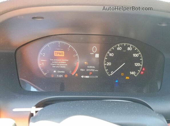 3CZRZ2H51RM756580 2024 HONDA HR-V Red Вид щитка приладів
