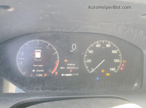 3CZRZ2H51RM778661 2024 HONDA HR-V White Вид щитка приладів