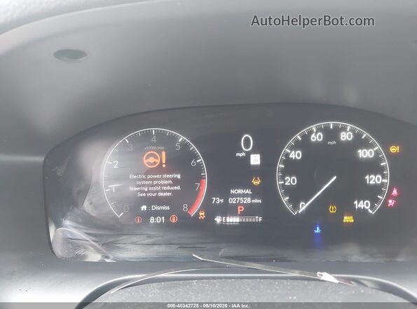 3CZRZ2H52RM709297 2024 HONDA HR-V White უკანა სავარძლების ხედი