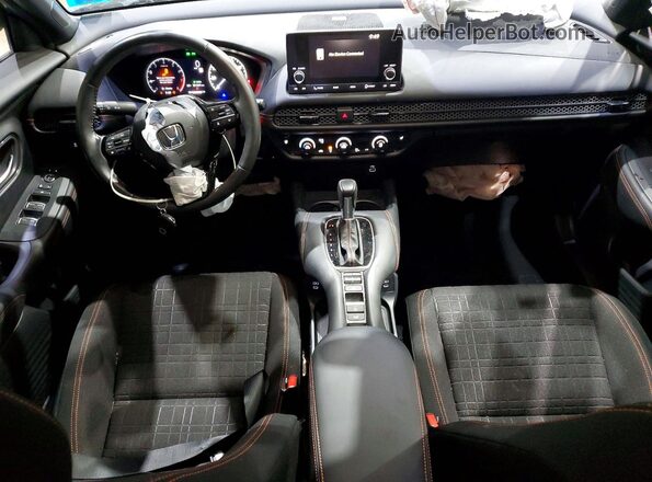 3CZRZ2H52RM771329 2024 HONDA HR-V Blue Dashboard view