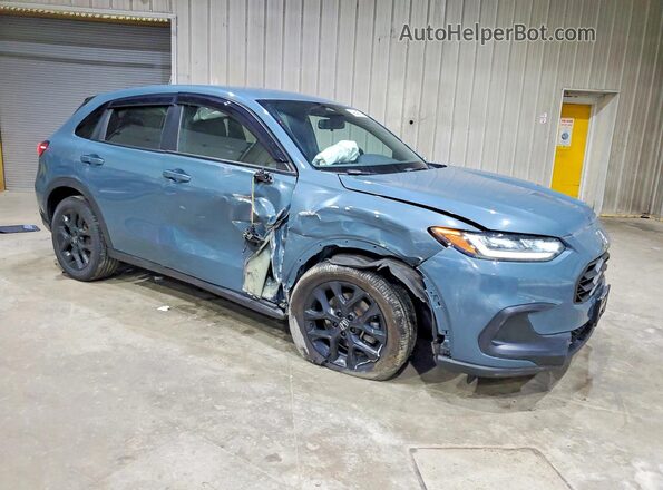 3CZRZ2H52RM771329 2024 HONDA HR-V Blue Front right