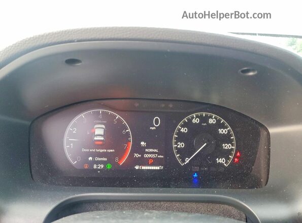 3CZRZ2H52SM700248 2025 HONDA HR-V Серый Вид щитка приборов