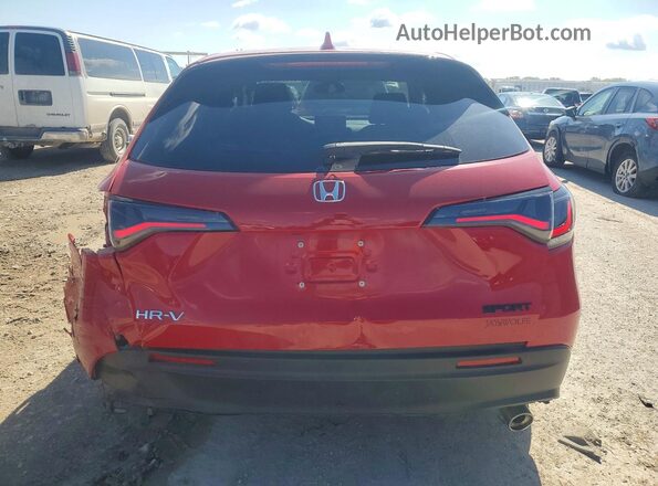 3CZRZ2H52SM768663 2025 HONDA HR-V Red უკანა ხედი