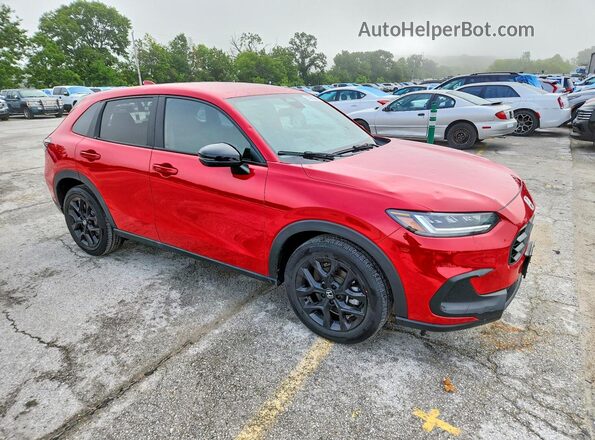 3CZRZ2H53RM749498 2024 HONDA HR-V Красный Передняя правая четверть