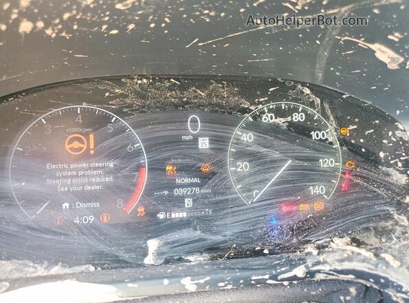 3CZRZ2H53RM768553 2024 HONDA HR-V Gray Instrument cluster view