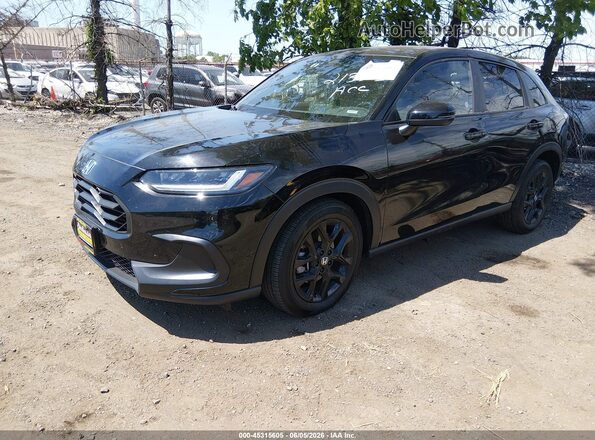 3CZRZ2H53SM773628 2025 HONDA HR-V Черный Передняя левая четверть
