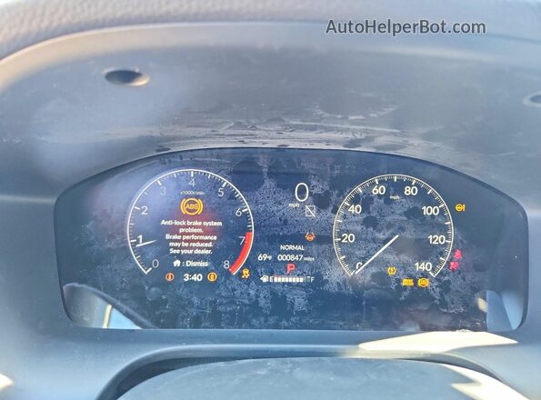 3CZRZ2H53TM763148 2026 HONDA HR-V Gray Սարքավորումների վահանակի տեսք