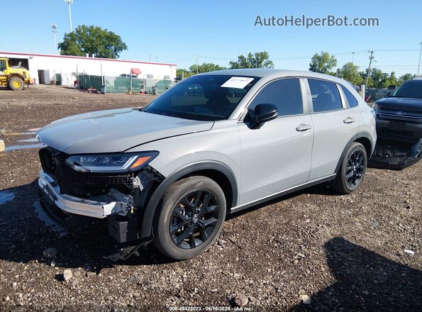 3CZRZ2H54PM705474 2023 HONDA HR-V Серый Передняя левая четверть