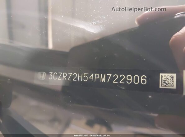 3CZRZ2H54PM722906 2023 HONDA HR-V White Vista del compartimento del motor