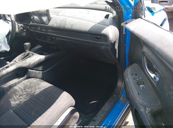 3CZRZ2H54TM713827 2026 HONDA HR-V Blue Vista interior delantera