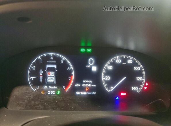 3CZRZ2H54TM713925 2026 HONDA HR-V White Вид щитка приладів