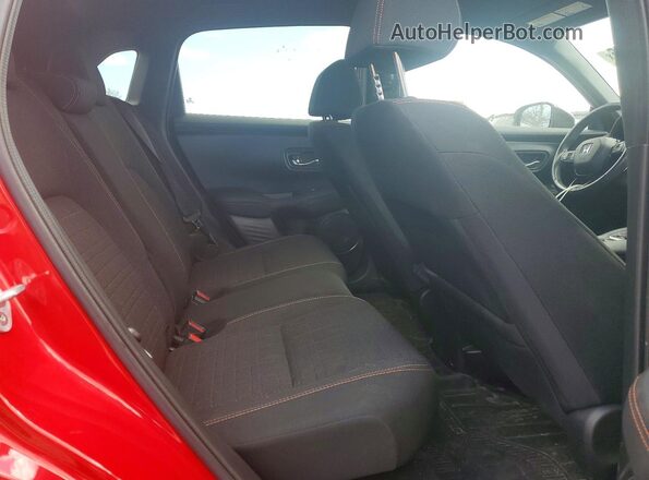 3CZRZ2H55RM734775 2024 HONDA HR-V Red Widok wnętrza z tyłu