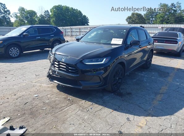 3CZRZ2H55RM783295 2024 HONDA HR-V Black Vista tres cuartos delantera izquierda