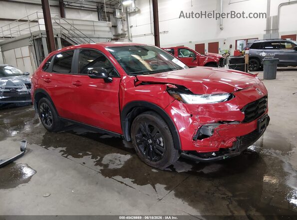 3CZRZ2H55TM705283 2026 HONDA HR-V Red Widok wnętrza 360 stopni