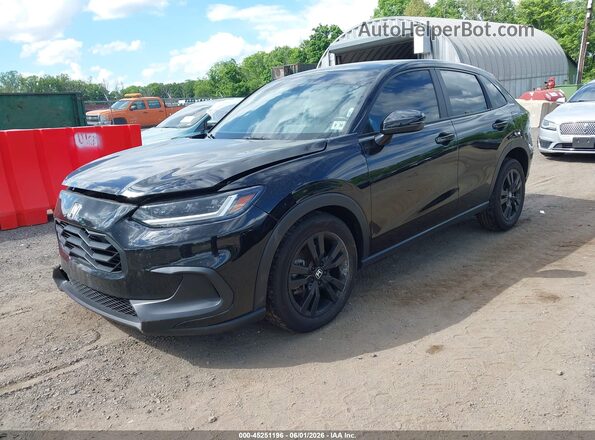 3CZRZ2H55TM706983 2026 HONDA HR-V Black წინა მარცხენა ხედი სამი მეოთხედიდან
