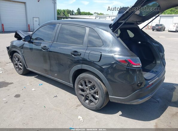 3CZRZ2H56PM748777 2023 HONDA HR-V Black Հետևի ձախ