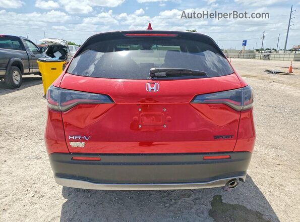 3CZRZ2H56SM702987 2025 HONDA HR-V Red Вид ззаду
