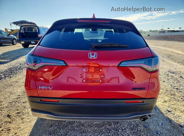 3CZRZ2H56SM750019 2025 HONDA HR-V Red Հետևի տեսք