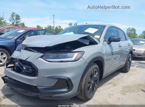 3CZRZ2H56TM706586 2026 HONDA HR-V Серый Передняя левая четверть
