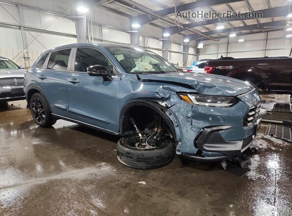 3CZRZ2H57PM713083 2023 HONDA HR-V Blue Front right
