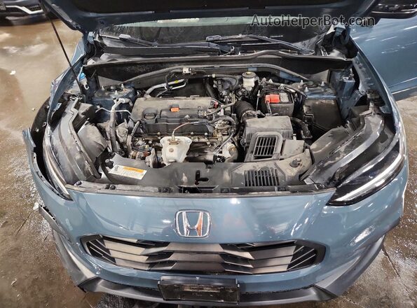 3CZRZ2H57PM713083 2023 HONDA HR-V Blue Engine compartment view